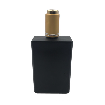 Free Sample Customized 30Ml 50Ml Black Square Glass Bottle For Skin Care Products